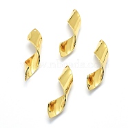 Brass Pendants, Lead Free & Cadmium Free & Nickel Free, Real 18K Gold Plated, 40.5x10x10mm, Hole: 1mm(KK-P155-23G-NR)