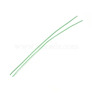 Plastic Wire Twist Ties, with Iron Core, Bread Candy Bag Ties, Green, 300x2x0.7mm(AJEW-WH0109-80A)