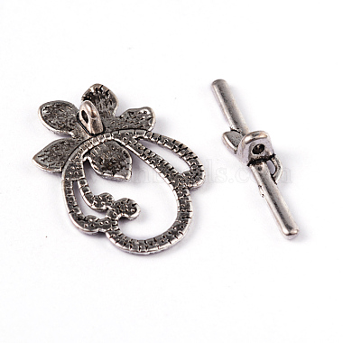 Tibetan Style Alloy Toggle Clasps(LF0677Y)-2