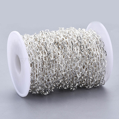 304 Stainless Steel Paperclip Chains(CHS-N001-12S)-3
