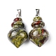 Natural Dragon Blood Pendants(G-G998-C01)-2