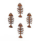 Natural Walnut Wood Pendants(WOOD-N011-016)-2