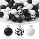 Round Food Grade Eco-Friendly Silicone Focal Beads(SIL-YW0001-14A)-1