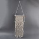 Cotton Cord Macrame Woven Wall Hanging(HJEW-C010-10)-2