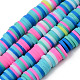 Handmade Polymer Clay Beads Strands(CLAY-R089-6mm-101)-1