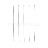 Brass Ball Head pins, Silver Color Plated, Size: about 0.7mm thick(21 Gauge), 70mm long, Head: 1.8mm(RP0.7x70mm-S)