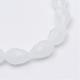 Teardrop Faceted Imitation Jade Glass Beads Strands(GLAA-Q052-A05)-2
