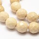 Natural Fossil Round Bead Strands(X-G-O151-02-10mm)-1