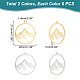 12Pcs 2 Colors 201 Stainless Steel Pendants(STAS-UN0042-10)-3