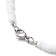 Bracelet et collier de perles de plastique et de verre et de perles de rocaille(SJEW-JS01255)-6