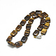 Natural Tiger Eye Beaded Necklaces(NJEW-S398-14)-1