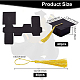 BENECREAT 40Pcs Graduation Cap Shaped Paper Gift Box(CON-BC0002-41)-2