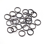 Brass Linking Rings, Gunmetal, 8x0.7mm(X-EC1878MM-B)