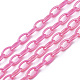 Acrylic Opaque Cable Chains(X-PACR-N009-001G)-1