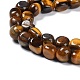 Natural Tiger Eye Beads Strands(G-C038-02K)-4