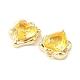 Brass Micro Pave Cubic Zirconia Charms(KK-L208-06G-04)-3