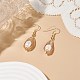 Boucles d'oreilles pendantes en forme de goutte de perles naturelles(EJEW-JE05091-02)-4