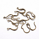 Brass Earring Hooks(KK-P8066-AB-NF)-1