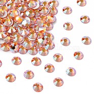 Preciosa&reg MAXIMA Crystal No Hotfix Flatback Stones, Czech Crystal, Dura Foiling, Round(438 11 615 Chaton Rose), 90310 200 Sun AB, SS8(2.3~2.5mm)(Y-PRC-NSS8-90310-200)