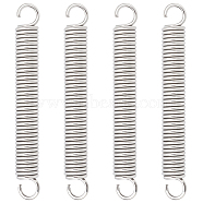 304 Stainless Steel Closed Extension Spring, Stainless Steel Color, 131x16mm(FIND-WH0042-25P)