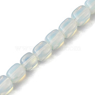 Opalite Beads Strands, Cuboid, 8.5~11x7.5~9x7.5~9mm, Hole: 1.2mm, about 20pcs/strand, 7.72~8.74 inch(19.6~22.2cm)(G-F743-02L)