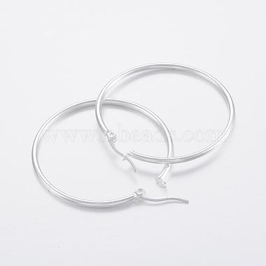 304 Stainless Steel Big Hoop Earrings(EJEW-H327-01F)-2