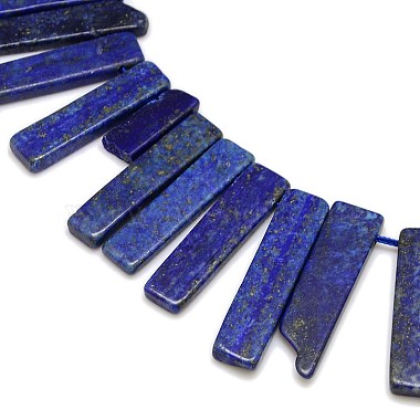 Natural Gemstone Lapis Lazuli Beads Strands(G-L156-05)-2