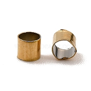 Ion Plating(IP) 304 Stainless Steel Beads, Column, Real 18K Gold Plated, 2.5x2.5mm, Hole: 2mm(STAS-H0179-01E-G)