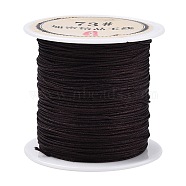 40 Yards Nylon Chinese Knot Cord, Nylon Jewelry Cord for Jewelry Making, Coconut Brown, 0.6mm(NWIR-C003-01B-05)