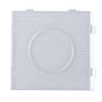 Pegboards for 3x2.5mm Mini Fuse Beads, Clear, 140x140x7.5mm