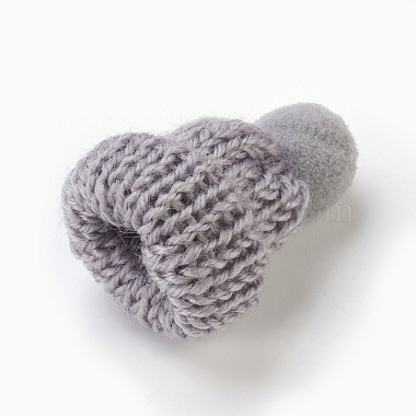 Décoration de chapeau en laine tressé manuel(AJEW-L066-B04)-2