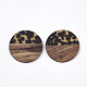 Resin & Walnut Wood Pendants(X-RESI-Q210-008A-A02)-1