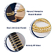 6Pcs 6 Style Natural Hematite Round Beaded Stretch Bracelets Set(BJEW-SW0001-01)-5
