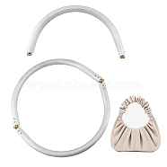 Aluminium Alloy Tube Purse Frame, for Bags Handbag Accessories, Platinum, 9.6x18.2x2.4cm(PURS-WH0006-03P)