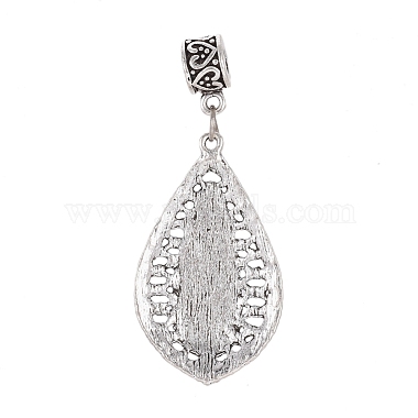 Antique Silver Plated Alloy European Dangle Charms(MPDL-L030-A01-AS)-2