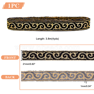 Ethnic Style Polyester Ribbon(OCOR-WH0047-56C-02)-2