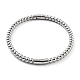 201 Stainless Steel Hinged Bangle(STAS-Z057-01D)-1