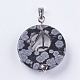 Natural & Synthetic Mixed Stone Pendants(G-F546-A)-4