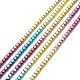 Brins de perles d'hématite synthétiques non magnétiques électrolytiques de couleur arc-en-ciel(G-L489-H01)-1