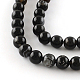 Natural Black Onyx Round Bead Strands(X-G-R198-14mm)-2