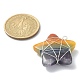 7 Chakra Gemstone Copper Wire Wrapped Pendants(PALLOY-TA00050-02)-2