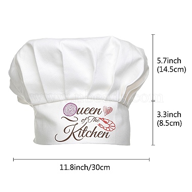 Custom Cotton Chef Hat(AJEW-WH0243-002)-2