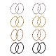 Titanium Steel Hoop Earrings(STAS-TA0001-23C)-2