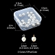 20Pcs 2 Colors Resin Imitation Pearl Round Charms(RESI-YW0001-42)-3