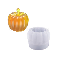 Pumpkin Display Silicone Molds, for UV Resin, Epoxy Resin Craft Making, White, 68x51mm, Inner Diameter: 45mm(DIY-I096-12)