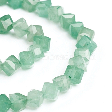 naturelles aventurine verte brins de perles(G-E560-B01)-3