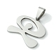 Non-Tarnish 201 Stainless Steel Pendants(STAS-U003-08P)-2