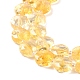 citrine naturelle brins de perles(G-N342-17)-4