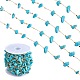 chaînes de perles en copeaux de turquoise synthétique(CHC-SZ0001-62K)-1