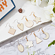 DIY Wood Dangle Earring Making Kits(DIY-NB0005-50)-4